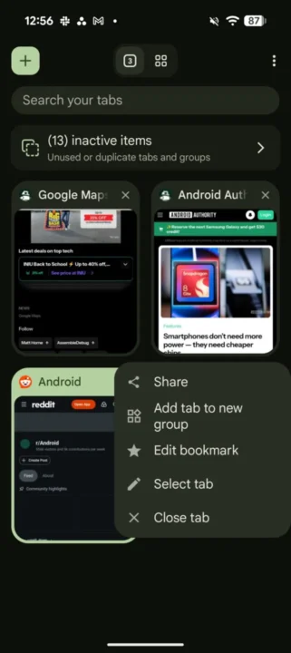 نسخه اندروید گوگل کروم با این قابلیت جدید شبیه‌ به نسخه دسکتاپ شد - دیجینوی