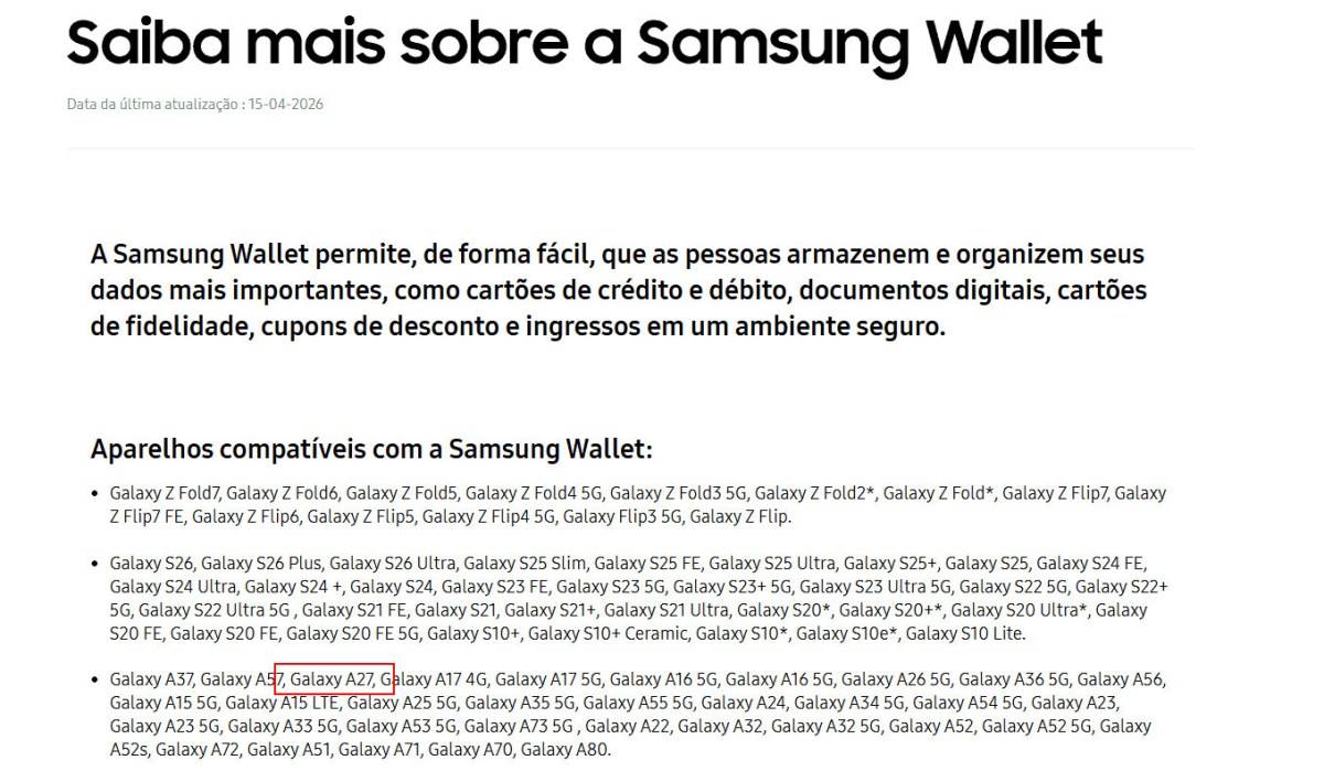 گوشی Galaxy A27 سامسونگ تائید شد | دیجینوی
