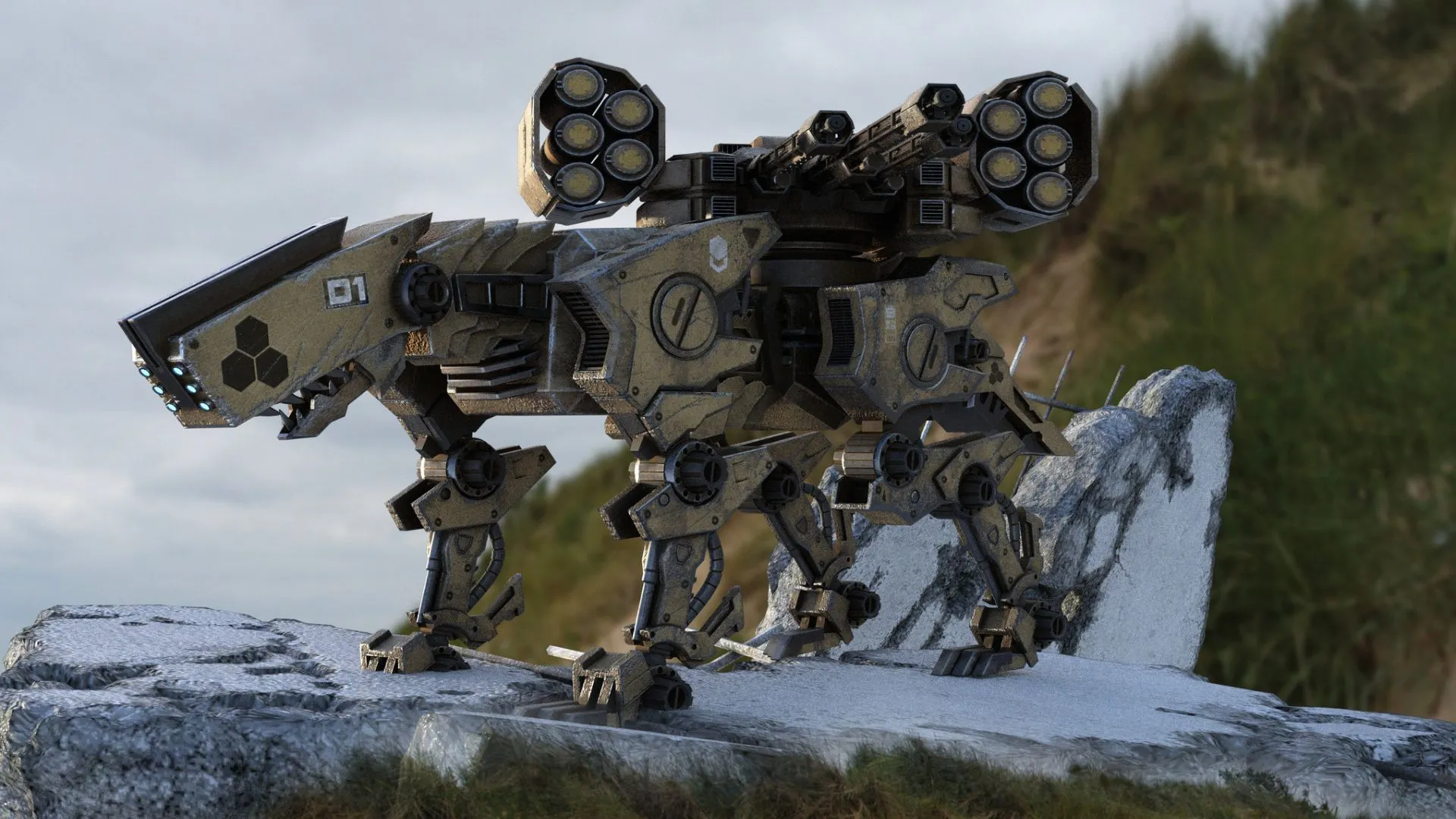 Robot-dog چین ممکن است از سگهای رباتیک برای نگهبانی از پایگاههای فضایی خود در ماه استفاده کند | دیجینوی