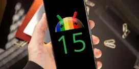 pixel phone with android 15 icon